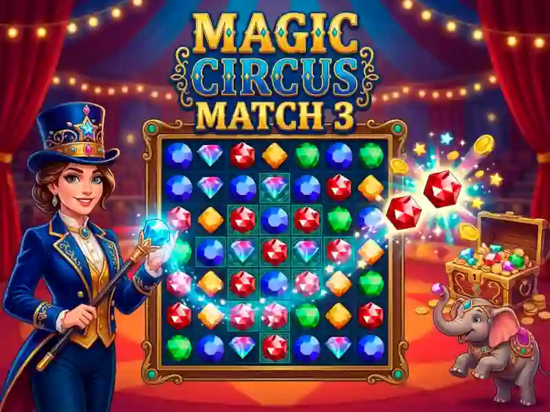 თამაში Magic Circus Match 3 ონლაინ