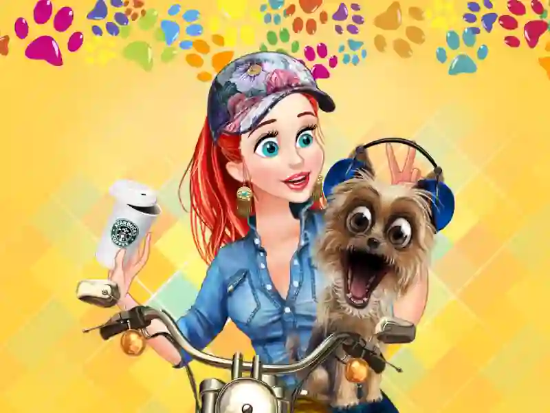 თამაში Princesses & Pets Photo Contest ონლაინ