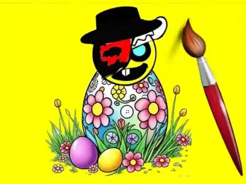 თამაში Sprunki Easter Coloring ონლაინ