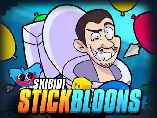 თამაში Skibidi Stick Bloons ონლაინ