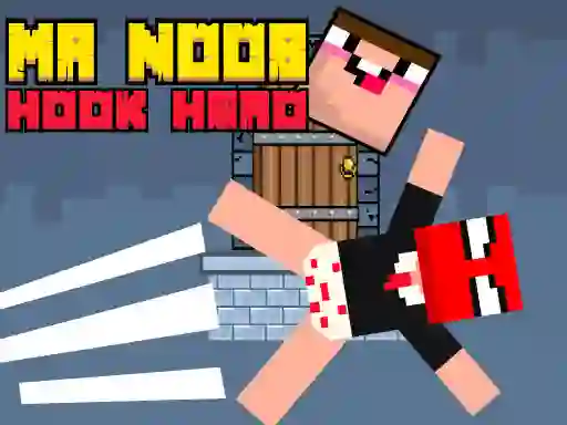 თამაში Mr Noob Hook Hero ონლაინ