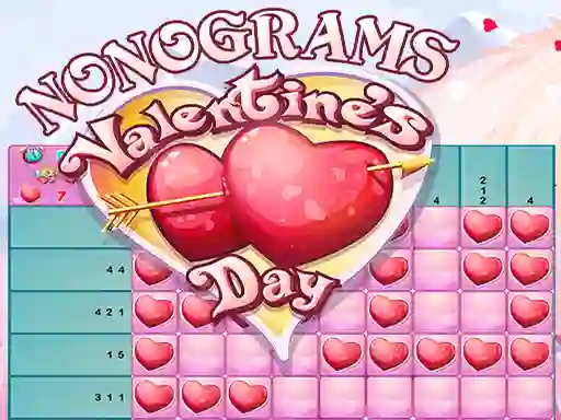 თამაში Nonograms Valentines Day ონლაინ