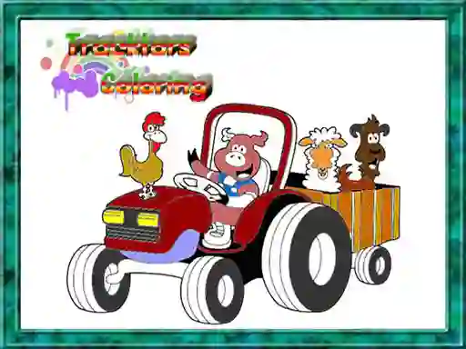 თამაში Tractor Coloring Pages ონლაინ