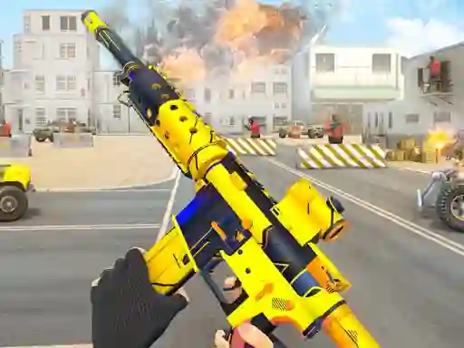 თამაში TPS Gun War Shooting Games 3D ონლაინ