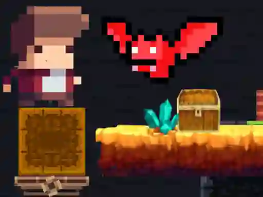 თამაში Tiny Man and Red Bat ონლაინ