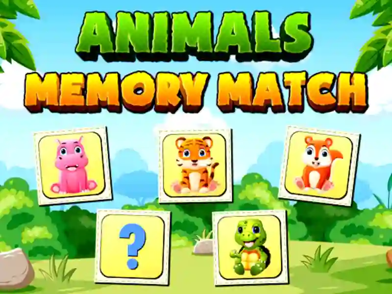 თამაში Animals Memory Match ონლაინ