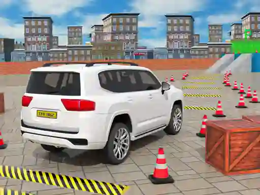 თამაში Prado Car Parking Games Sim ონლაინ