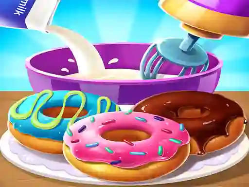 თამაში Sweet Donut Maker Bakery ონლაინ