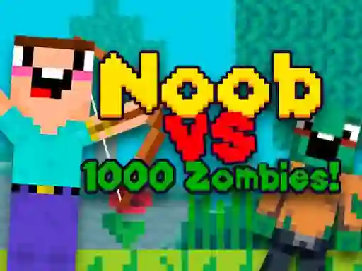 თამაში Noob vs 1000 Zombies ონლაინ