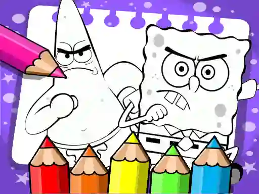 თამაში Sponge Bob Coloring Book ონლაინ