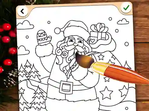 თამაში Christmas Coloring Game ონლაინ
