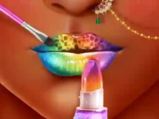 თამაში Princess Lip Art Salon ონლაინ