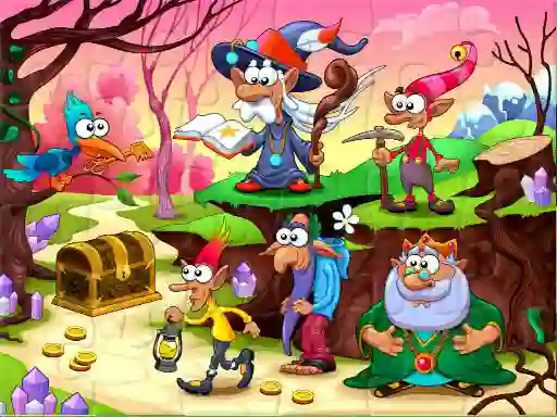 თამაში Fantasy Jigsaw Deluxe ონლაინ