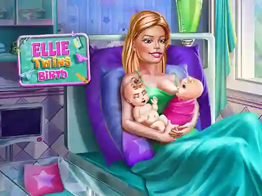 თამაში Ellie Twins Birth ონლაინ