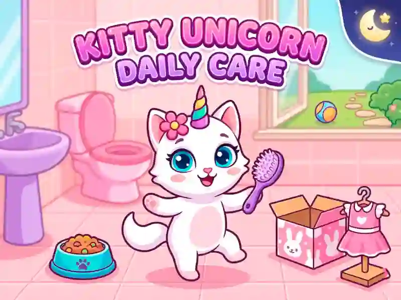 თამაში Kitty Unicorn Daily Care ონლაინ