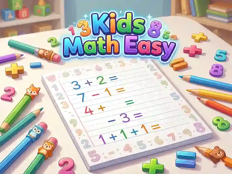 Kids Math Easy 🕹️ ითამაშე ონლაინ SGameS-ზე