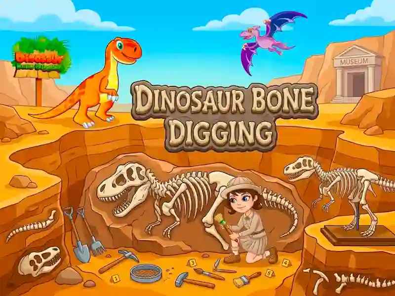 თამაში Dinosaur Bone Digging ონლაინ