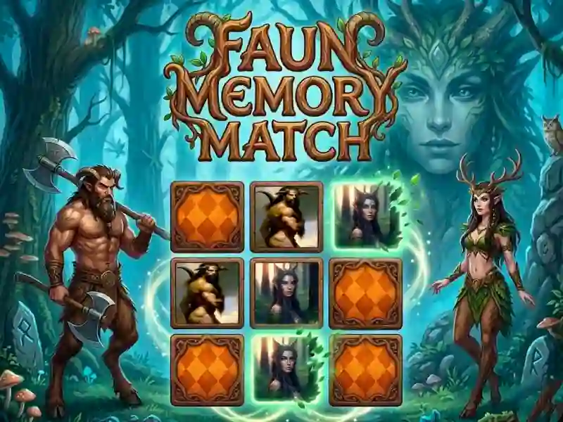 თამაში Faun Memory Match ონლაინ