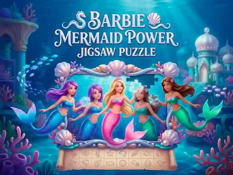 თამაში Barbie Mermaid Power Jigsaw Puzzle ონლაინ
