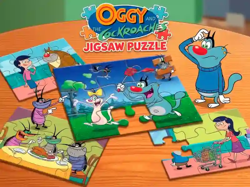 თამაში Oggy and the Cockroaches Jigsaw Puzzle ონლაინ