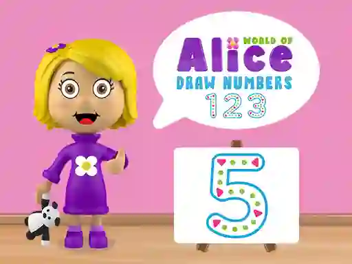 თამაში World of Alice Draw Numbers ონლაინ
