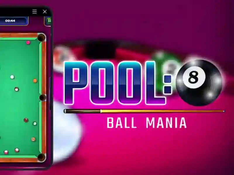 თამაში Pool 8 Ball Mania ონლაინ