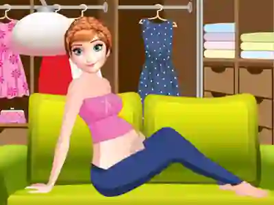 თამაში Pregnant Anne Dressing Room ონლაინ