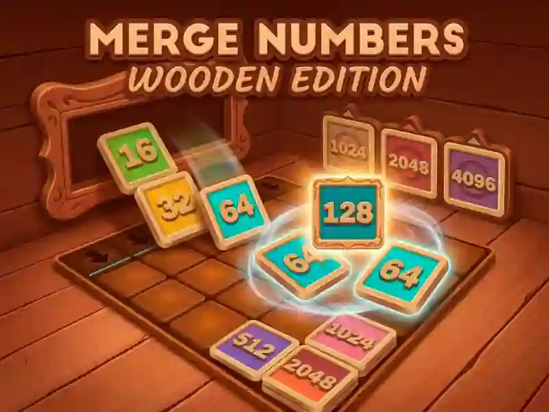 თამაში Merge Numbers Wooden Edition ონლაინ