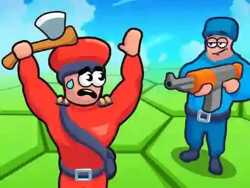 თამაში Tile Hex World: Red vs Blue ონლაინ