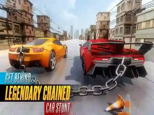 თამაში Chained Car Stunts Race Mega Ramp ონლაინ