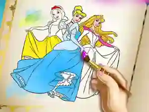 თამაში Princesses Coloring Book ონლაინ
