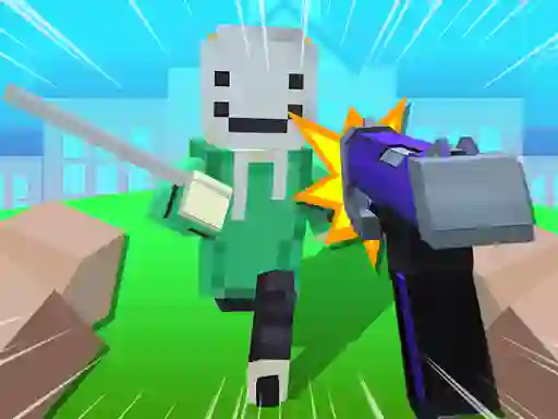 თამაში Block Craft 3D School ონლაინ