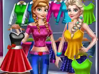 თამაში Princesses Casual Outfits ონლაინ