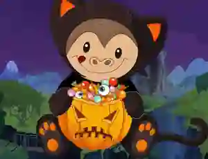 თამაში Halloween Monkey Jumper ონლაინ