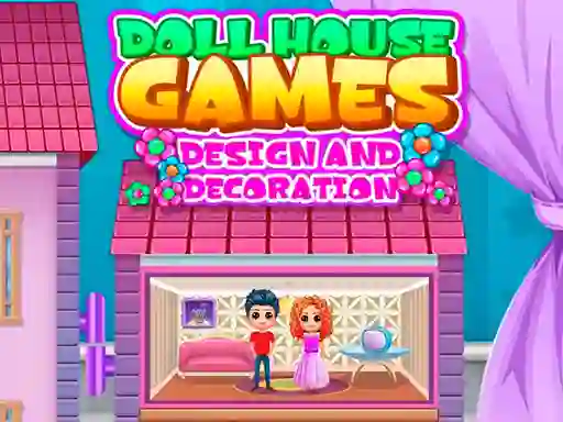 თამაში Doll House Games Design and Decoration ონლაინ