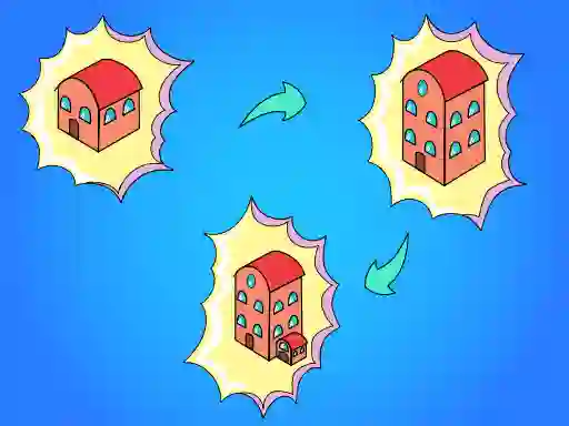 თამაში Idle Merge City ონლაინ