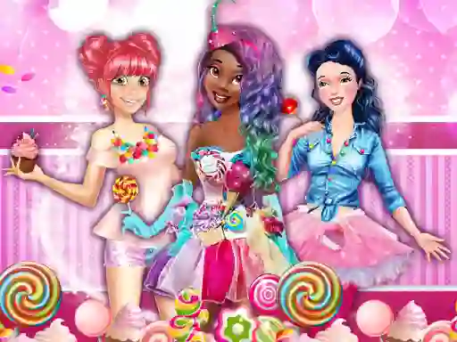 თამაში Sweet Party With Princesses ონლაინ