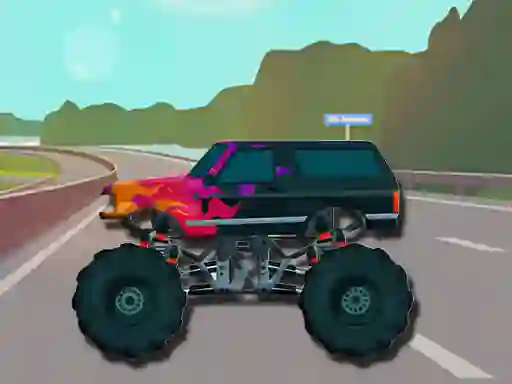 თამაში Extreme Monster Trucks Memory ონლაინ
