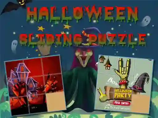 თამაში Halloween Sliding Puzzle ონლაინ