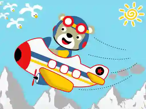 თამაში Friendly Airplanes For Kids Coloring ონლაინ