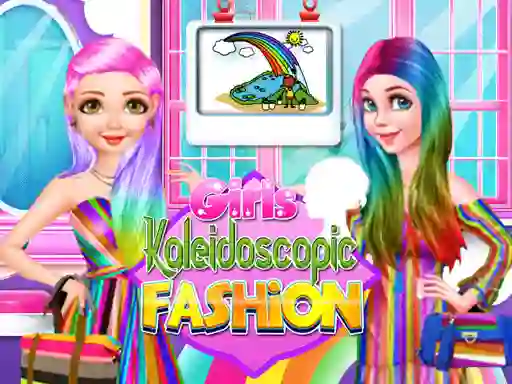 თამაში Girls Kaleidoscopic Fashion ონლაინ