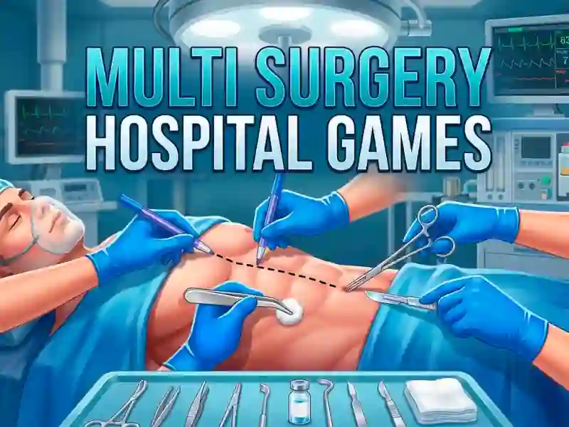 თამაში Multi Surgery Hospital Games ონლაინ