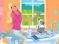 თამაში Barbie Pet Wash ონლაინ