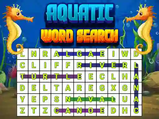 თამაში Aquatic Word Search ონლაინ