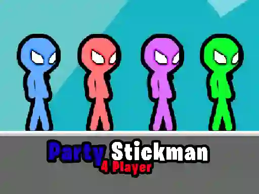 თამაში Party Stickman 4 Player ონლაინ