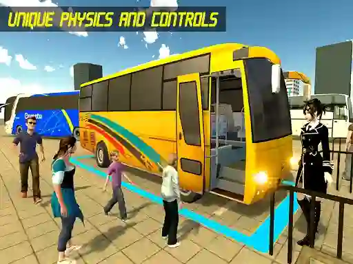თამაში Modern Bus Parking Advance Bus ონლაინ