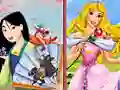 თამაში Mulan And Aurora Similarities ონლაინ