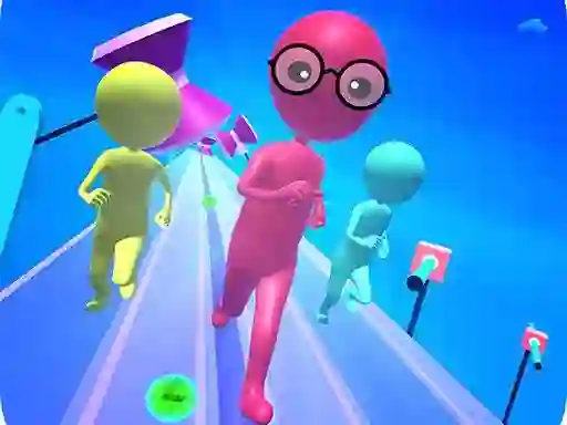 თამაში Fun Run Race 3d ონლაინ