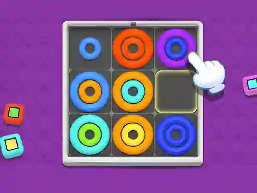 თამაში Neon Circles & Color Sort ონლაინ