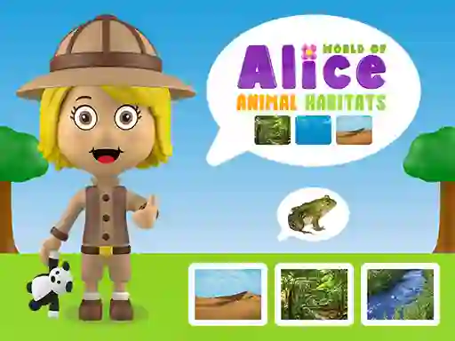 თამაში World of Alice Animal Habitats ონლაინ